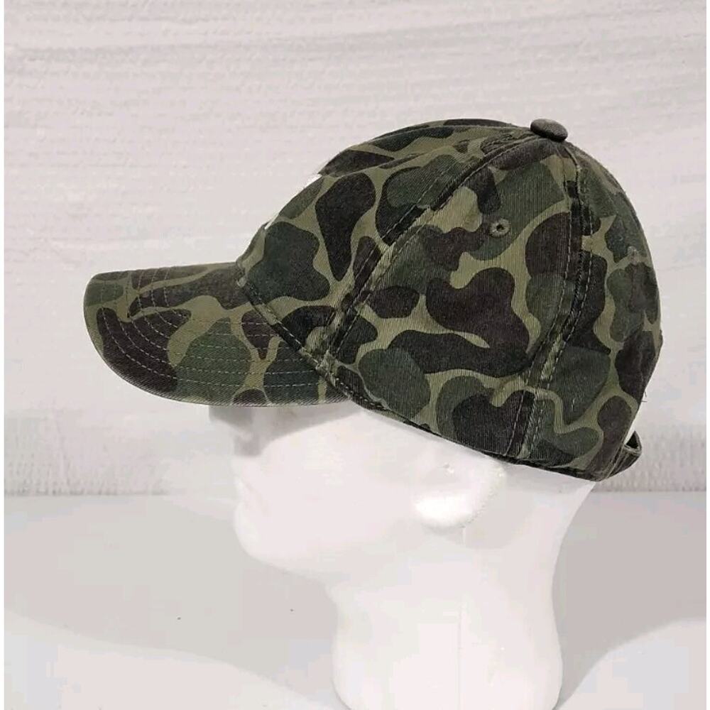 Adidas Originals Forest Camouflage Embroidered Trefoil Logo Hat Size OSFM - Picture 7 of 12